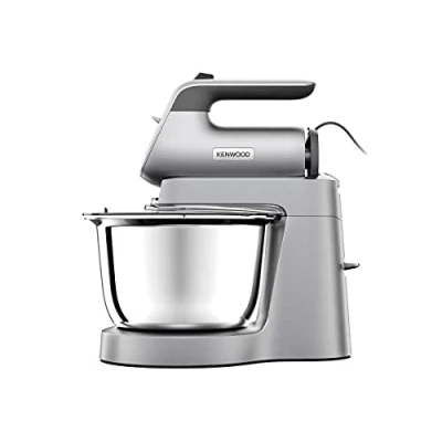 Immagine di Kenwood Chefette HMP54.000SI Frullatore a pavimento e mano, tutto in uno, ciotola acciaio inox da 3,5 l, velocità variabile pulse, 650 W, colore: argento