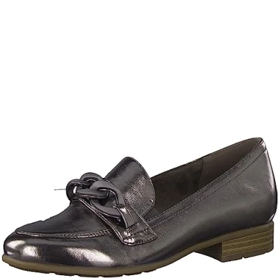 Immagine di Jana 8 24260 41, Mocassino Donna, Argento (Pewter), 37 EU Larga