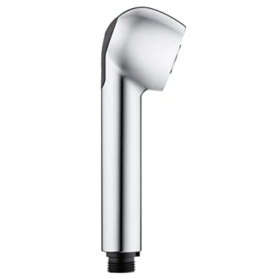 Immagine di WENKO Doccetta per lavandino Watersaving, doccia lavello con getto perlato a risparmio idrico e intenso cascata, collegamento universale ½“, diametro doccetta: Ø4,6, argento lucido
