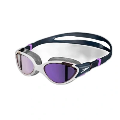 Immagine di Speedo Biofuse 2.0 Mirror Occhialini da nuoto, donna, blu/viola, taglia unica