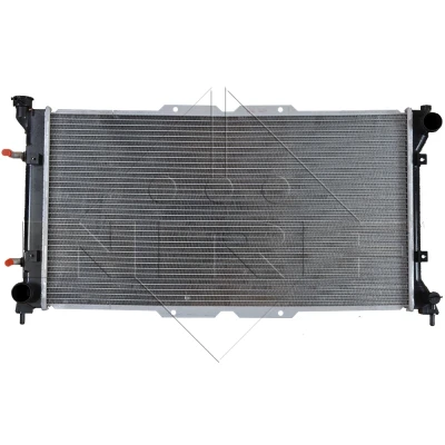 Immagine di NRF 53783 Radiatore motore Alluminio 674 356 18 con parti annesse Alette di raffreddamento saldate
