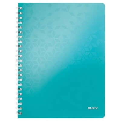 Immagine di LEITZ WOW Blocco PP 80 fogli a righe A4 Acqua marina metallizzato 46370151