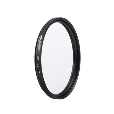Immagine di Amazon Basics 62 mm Filtro di Protezione UV Circolare per Immagini più Nitide, Protegge da Polvere, Sporcizia e Graffi