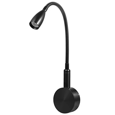 Immagine di Meanyee Touch Switch dimmerabile flessibile a collo di cigno da parete Sconces Lampada lettura 3W LED dimming comodino per la letto