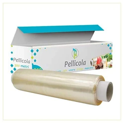 Immagine di VIRSUS Pellicola Alimenti 300 Trasparente Metri Rotolo Alimentare Professionale con Box Varie quantità (1)