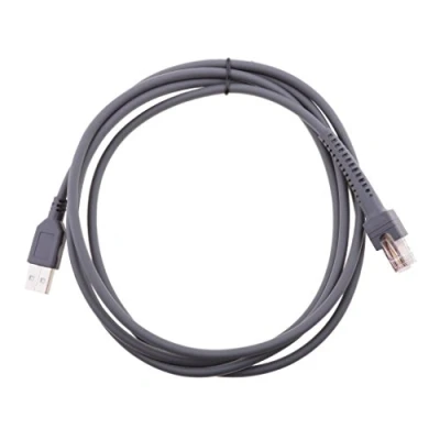 Immagine di Tuoservo cavo USB CBA U01 S07ZAR per scanner di codici a barre con simbolo LS2208 LS4208 LS7708 LS9208 maschio RJ45 7 piedi