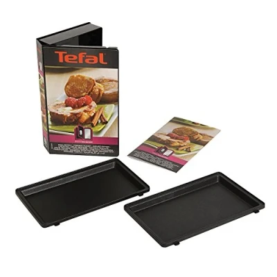 Immagine di TEFAL XA800912 Set di piatti per toast alla francese, antiaderente, snack e