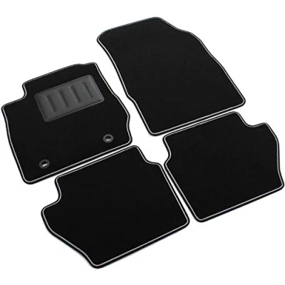 Immagine di ilTappetoAuto SPRINT01301 Set tappetino PP(Polipropilene) anteriore e posteriore 4 nero Su misura FORD: FIESTA 6