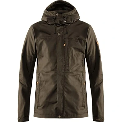 Immagine di Fjällräven Kaipak Jacket M, Giacca con Cappuccio Uomo, Verde (Dark Olive), L