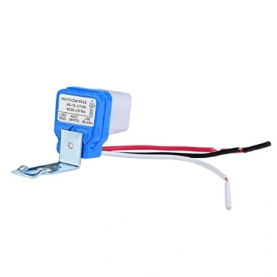 Immagine di Interruttore automatico regolabile per fotointerruttore a fotocellula controllo di luce del Sensore On/Off AC 12V / 24V 220V (AC 24V)