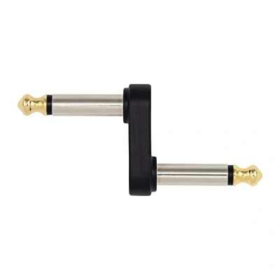 Immagine di D&#039;Addario PW P047B Adattatore Piegato Planet Waves con Jack Mono Maschio di 6.35 mm