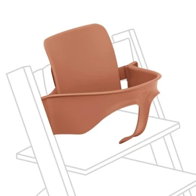 Immagine di Tripp Trapp Baby Set 2 di Stokke, Terracotta Versione 2024 Per 6 36 mesi Trasforma la Sedia in un comodo Seggiolone