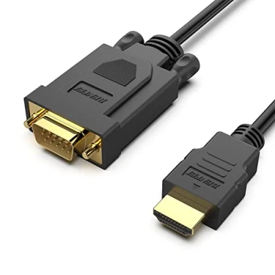 Immagine di BENFEI Cavo HDMI a VGA 1080P 3M, unidirezionale sorgente monitor/TV VGA, Compatibile con laptop PC monitor proiettore HDTV Raspberry Pi Roku Xbox