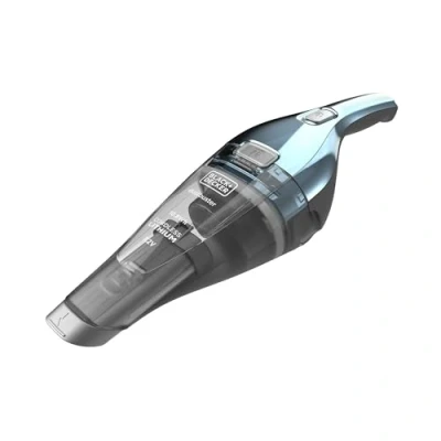 Immagine di BLACK+DECKER, Aspirabriciole Senza Fili Potente a Batteria Litio con Doppio Sistema di Filtraggio, Design Compatto, Contenitore Rimovibile, Supporto Muro, Capacità 385 ml 7.2 V 14.4 Wh. NVC220WBC QW
