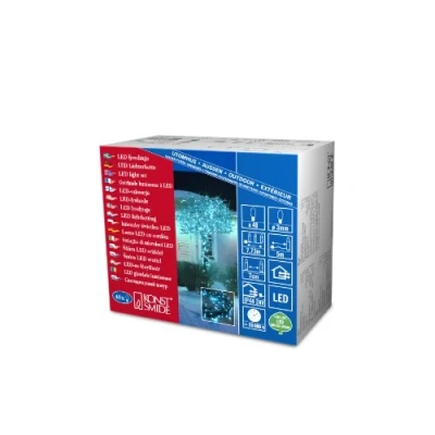 Immagine di Konstsmide 3740 500 Micro catena luminosa esterno rete elettrica Numero di lampadine 40 LED (monocolore) Multicolore Lunghezza illuminata: 3.12 m