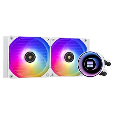 Immagine di Thermalright Frozen Notte 240 WHITE ARGB Raffreddamento ad acqua, raffreddatori CPU bianchi, cuscinetti S FDB V2, adatto per AMD / AM4 AM5, Intel LGA 1700/1150/1151/1200/2011