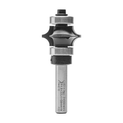 Immagine di ENT 14820 Fresa per bordi a punta carburo, Gambo (S) 8 mm, diametro (D) 25,4 NL 12,7 R 4,8 SL 32 con cuscinetto sfere