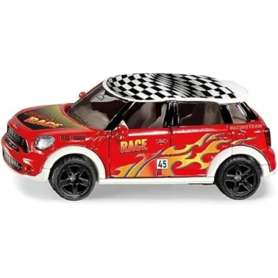 Immagine di siku 6504, MINI Countryman Race &quot;Style my Set&quot;, Edizione Limitata, Metallo e plastica, Rosso, Auto Giocattolo incl. foglio di adesivi per design personalizzabile