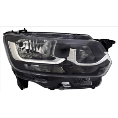 Immagine di TYC 20 17992 05 2 Fari Sx H7/H1, W21/5W con luce guida diurna motore elettrico