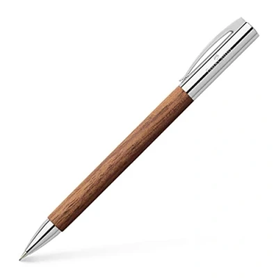 Immagine di Faber Castell 138531 Matita a rotazione Ambition Walnut, durezza B, inclusa gomma e confezione regalo
