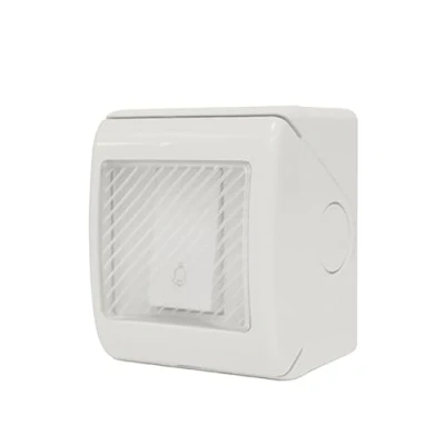 Immagine di SCS Sentinel 3760074133444 Esterno Push Interruttore Alimentazione Impermeabile sigillato Pulsante Pushbell 230V CAC0003