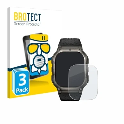 Immagine di brotect Pellicola Vetro Opaca per Kospet Tank M3 (3 Pezzi) Protezione Schermo [Anti Riflesso, Durezza 9H]
