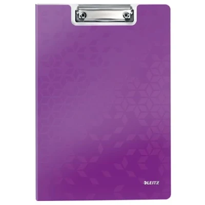 Immagine di LEITZ WOW Portablocco con clip in metallo Polyfoam Viola metallizzato 41990162