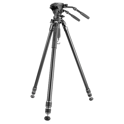 Immagine di VANGUARD Alta Pro 3VRL 303AV20 Treppiede video in alluminio (86 180cm), sistema di livellamento con inclinazione 15/+15, semisfera rimovibile,