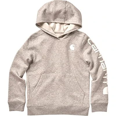 Immagine di CARHARTT Felpa con cappuccio in pile da ragazza, Grigio Puntinato, 10 Plus