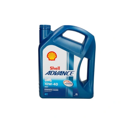 Immagine di Shell 550053816 Advance 4T AX7 10W40 (SM/MA2), Blu, Taglia Unica