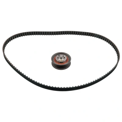 Immagine di FEBI BILSTEIN 14658 Kit cinghia di distribuzione 124 con profilo dente trapezoidale rullo tenditore AUDI: 80 B4 Sedan
