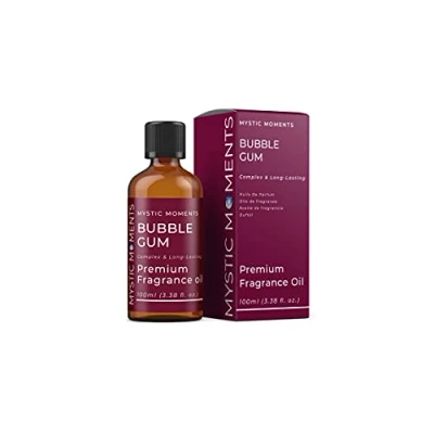 Immagine di Mystic Moments Olio di fragranze gomma da bolle 100 ml perfetto per saponi, candele, bombe bagno, bruciatori ad olio, diffusori e articoli la cura della pelle dei capelli