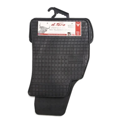 Immagine di FROGUM 0729 Set tappetino Gomma anteriore e posteriore 4 nero Su misura AUDI: A4 B6 Sedan, Avant, B7 Avant