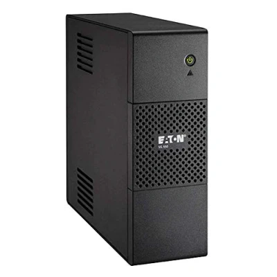 Immagine di Eaton SAI 5S 700I UPS Gruppo di Continuità 5S700I 700VA (6 prese Schuko, Regolazione della Tensione (AVR), Protezione linea Ethernet/Internet/telefono) Nero