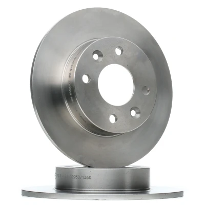 Immagine di DELPHI BG2258 Disco freno 238 8 4 pieno Oleato non trattato senza cuscinetto ruota, anello sensore ABS RENAULT: TWINGO 1, CLIO 1