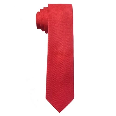 Immagine di MASADA Cravatta Uomo accuratamente realizzata e rifinita a mano 6 cm di larghezza Rosso corallo
