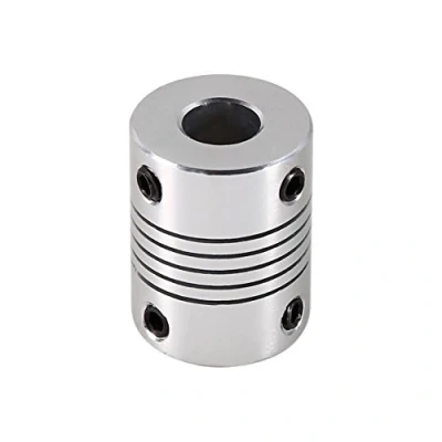 Immagine di Albero a Ganascia Con Morsetto Flessibile Da 6 X 8 Mm / 0,24 0,31 Pollice, Router Di Accoppiamento Per Motori passo Cnc Il Collegamento Vari Assi