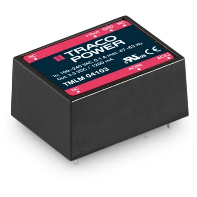 Immagine di TracoPower TMLM 04124 Alimentatore da circuito stampato AC / DC 24 V/DC 0.167 A 4 W