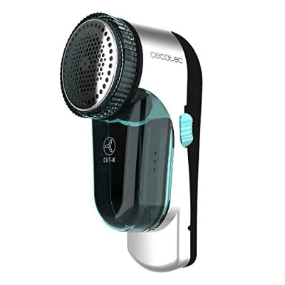 Immagine di Cecotec Levapelucchi Elettrico Cut X 4500 Cloth, Alimentazione Batteria Ricaricabile, 45min Auton, Griglia in 3 Dimensioni, Sistema di Sicurezza, 8800 giri/min, Testina Regolabile, Spazzola Pulizia