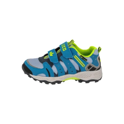 Immagine di Lico Fremont V Scarpe da Arrampicata Basse Unisex Bambini e ragazzi, Grigio/Blu/Lemon, 25 EU