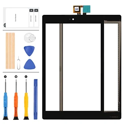 Immagine di LADYSON Kit di Ricambio Schermo per Amazon Kindle Fire HD8 HD 8 2017 7a Generazione Touch Screen Digitizer Pannello Vetro Parti Riparazione 7th Touchscreen Strumenti Gratuiti