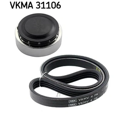 Immagine di SKF VKMA 31106 Kit cinghie Poly V AUDI: A4 B6 Avant, B7 Sedan