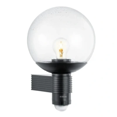 Immagine di Steinel AUSSENLEUCHTE L 400 S SW 611019 Lampada da parete per esterni con rilevatore di movimento LED (monocolore) E27 60 W Nero