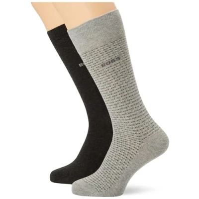 Immagine di BOSS 2P Rs Minipattern CC Regular_Socks, Black1, 43 46 Uomo