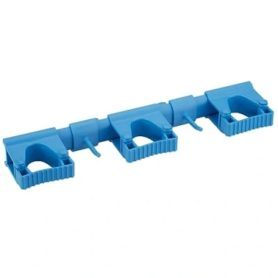Immagine di Vikan supporto a parete Hi Flex blu, 420 mm, Adatto per Zootecniche e Agricoltura