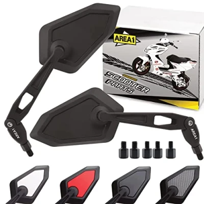 Immagine di Set di specchietti retrovisori compatibili con Super Soco CPX, CU X, TC, TC Max, TS X (V6)