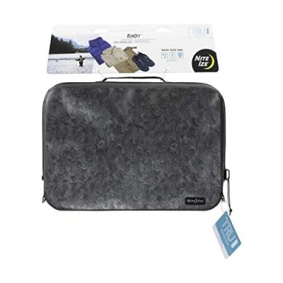 Immagine di Nite Ize Rocl 09 r3, Runoff Cubo da imballaggio, Impermeabile, Grande Unisex Adulto, Nero, Large Packing Cube