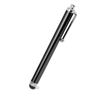 Immagine di OcioDual Penna per Touch Screen, Nero, Compatibile con Telefono Cellulare Smartphones, Tablets, Monitor, Puntatore Universale in Metallo, Punta Gomma, Sensibile, Pen Stylus, Stilo