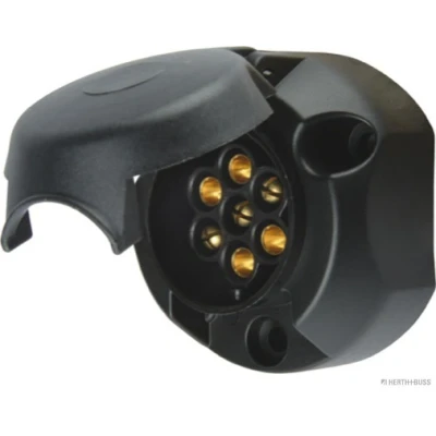 Immagine di HERTH+BUSS ELPARTS 51305140066 Presa rimorchio 7a... poli Plastica Inserto estraibile piatto 1724 N Typ 6V 12V 16 A (1,5 mm2), 25 (2,5 mm2)
