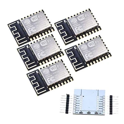 Immagine di 5 pz ESP 12F ESP12F 8266 Serial Module (aggiornamento 12) +Piastra di espansione